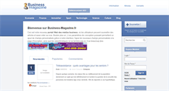 Desktop Screenshot of business-magazine.fr